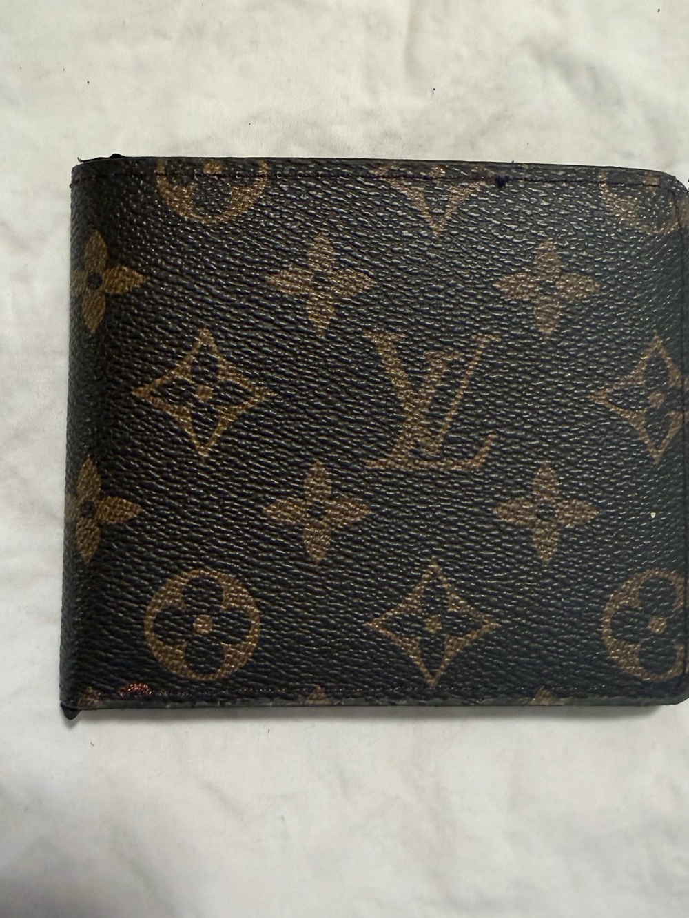 Louis Vuitton Monogram Card & Key Holder in Brown and Tan